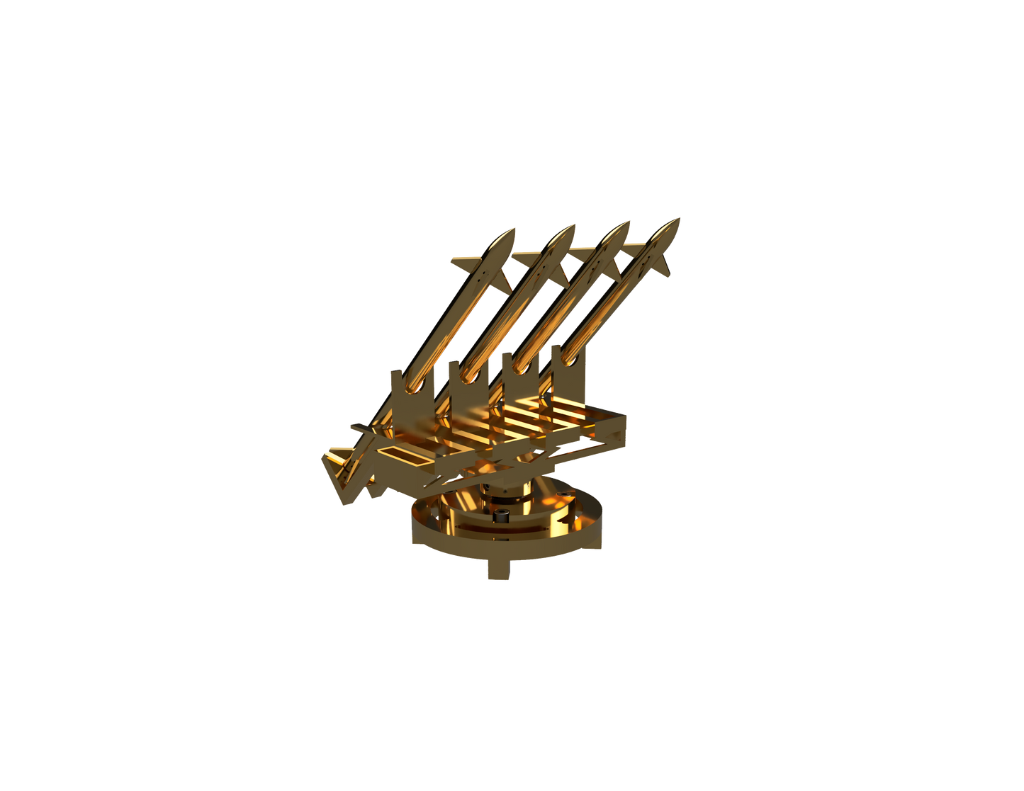 TURRET - 4 X MRSAM All Metal Display Model | Premium Metal Collector Replica