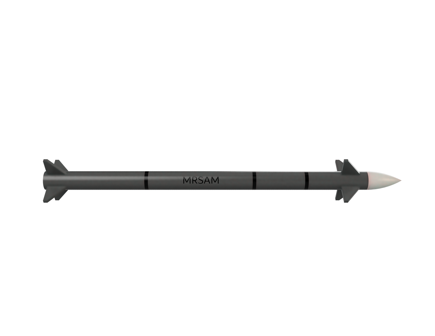1/43 SCALE MRSAM Missile Display Model | Premium Rapid Prototyped Collector Replica
