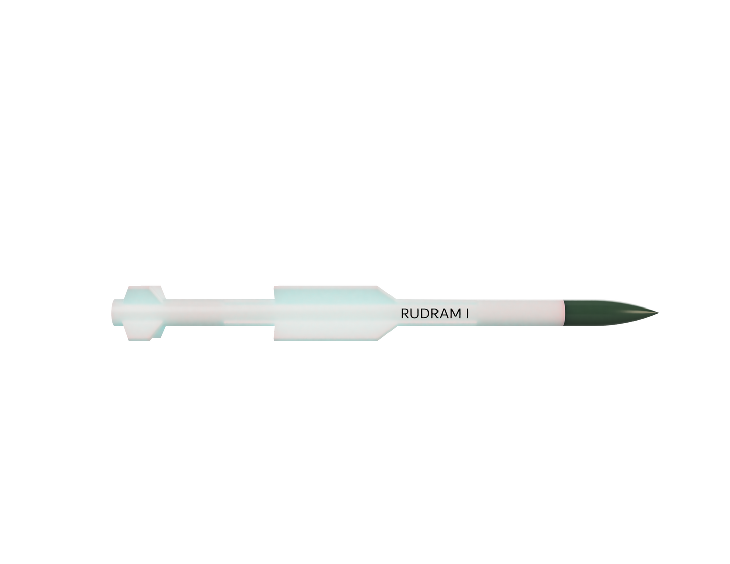 1/43 SCALE RudraM-I Missile Display Model | Premium Rapid Prototyped Collector Replica