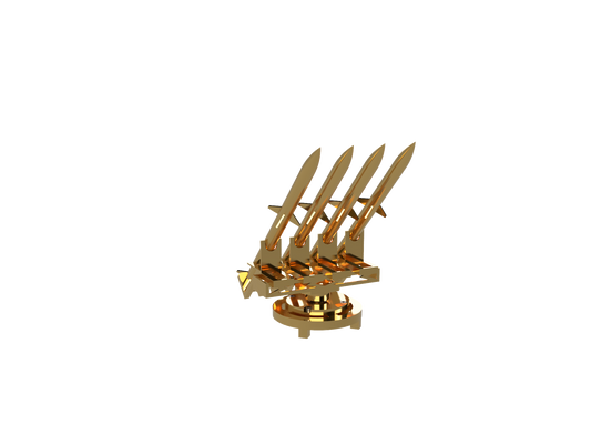 TURRET - 4 X AKASH NG All Metal Display Model | Premium Metal Collector Replica