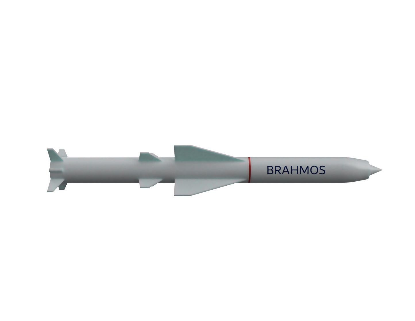 1/43 SCALE BRAHMOS Missile Display Model | Premium Rapid Prototyped Collector Replica