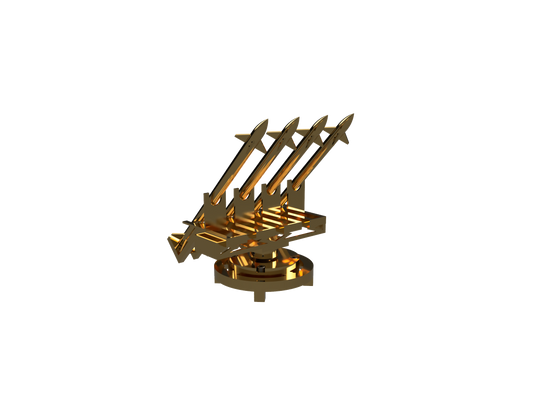 TURRET - 4 X MRSAM All Metal Display Model | Premium Metal Collector Replica