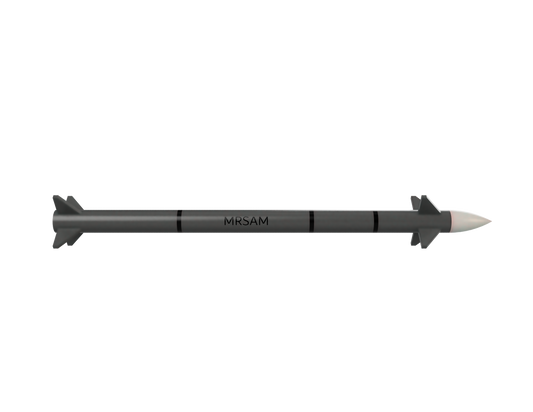1/43 SCALE MRSAM Missile Display Model | Premium Rapid Prototyped Collector Replica