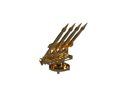 TURRET - 4 X QRSAM All Metal Display Model | Premium Metal Collector Replica
