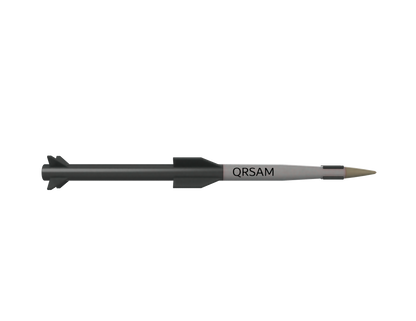 1/43 SCALE QRSAM Missile Display Model | Premium Rapid Prototyped Collector Replica