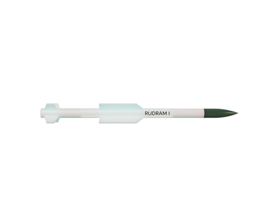 1/43 SCALE RudraM-I Missile Display Model | Premium Rapid Prototyped Collector Replica