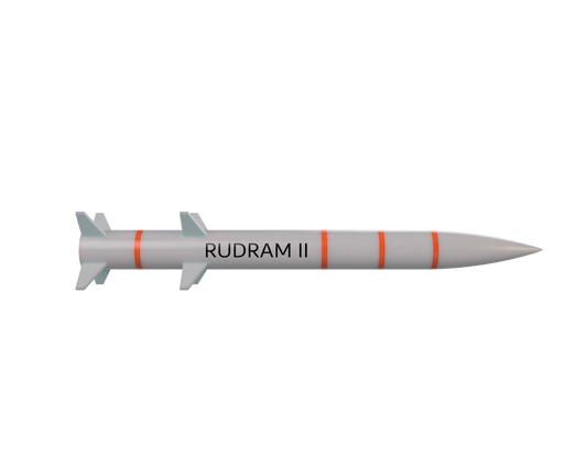 1/43 SCALE RudraM-II Missile Display Model | Premium Rapid Prototyped Collector Replica